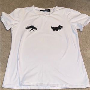 Yoins eye wink T-shirt
